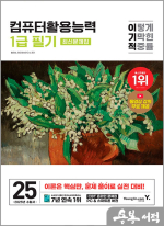 2025 이기적 컴퓨터활용능력 1급 필기 최신문제집(8절)