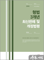 2025 형법 3개년 최신판례 및 개정법령(2판)