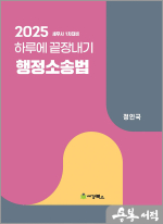 2025 정인국 하루에 끝장내기 행정소송법