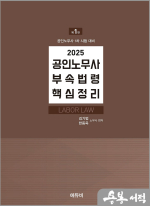 2025 김기범 공인노무사 부속법령 핵심정리(제1판)